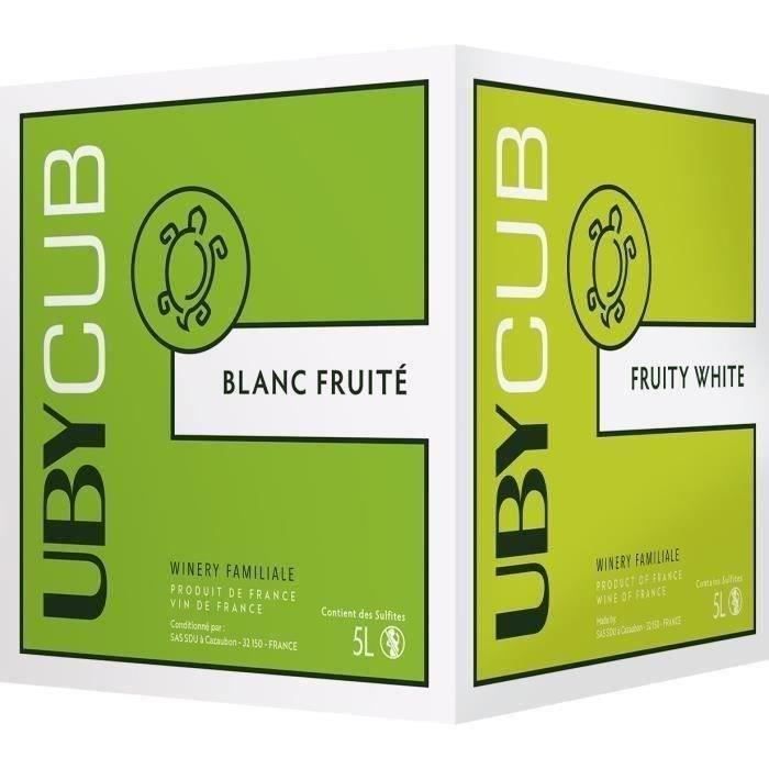 BIB 5L UBY CUB Vin de France vin blanc sec 2024