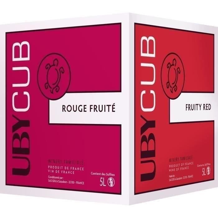 BIB 5L UBY CUB Vin de France vin rouge 2024