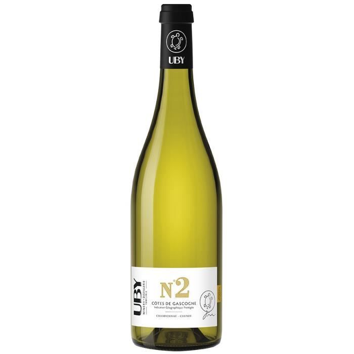UBY N°2 Chardonnay-Chenin Côtes de Gascogne - Vin blanc du Sud Ouest 2025