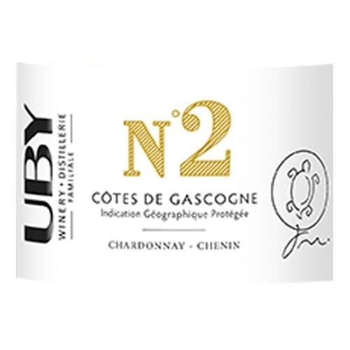 UBY N°2 Chardonnay-Chenin Côtes de Gascogne - Vin blanc du Sud Ouest 2025