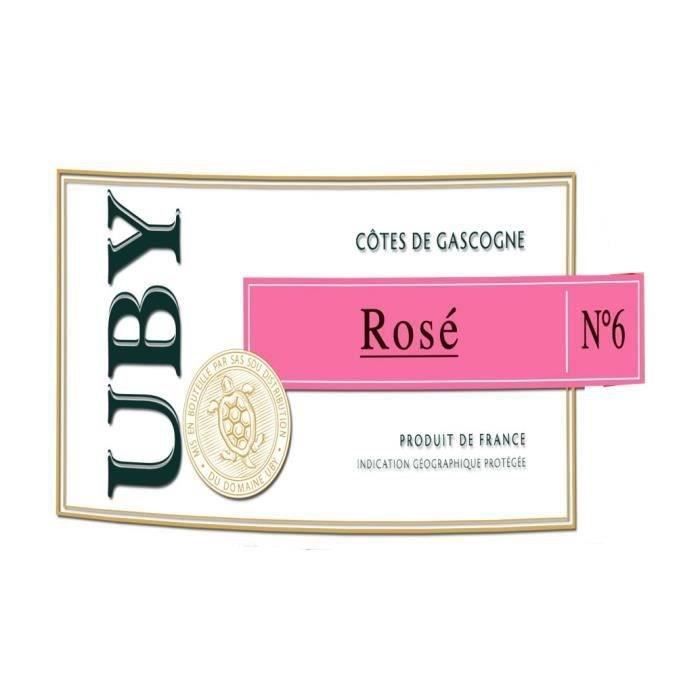 UBY N°6 Côtes de Gascogne Rosé - Vin rosé-2025