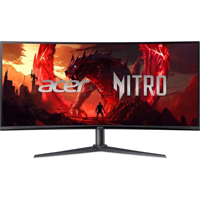 Ecran PC incurvÈ - ACER - Nitro XZ340CUHbiiphx - 34 - 100Hz - 1ms - 2 HDMI 1 DP - Noir