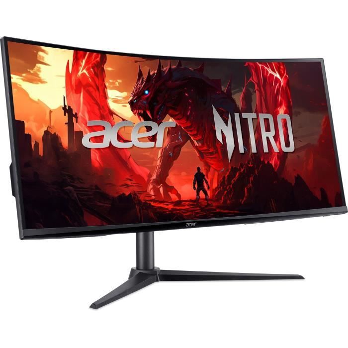 Ecran PC incurvÈ - ACER - Nitro XZ340CUHbiiphx - 34 - 100Hz - 1ms - 2 HDMI 1 DP - Noir