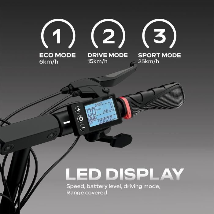 Trottinette électrique - URBANGLIDE - ECROSS DUO - 800 W - Pneus 10 - Max 25 km/h - Autonomie jusqu'a 60 km