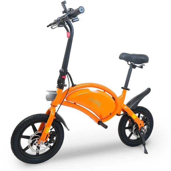 Draisienne Èlectrique - URBANGLIDE - BIKE 140 ORANGE - 36V - 350W - Pneus 14 - Autonomie 18KM - Vitesse max 25KM/h