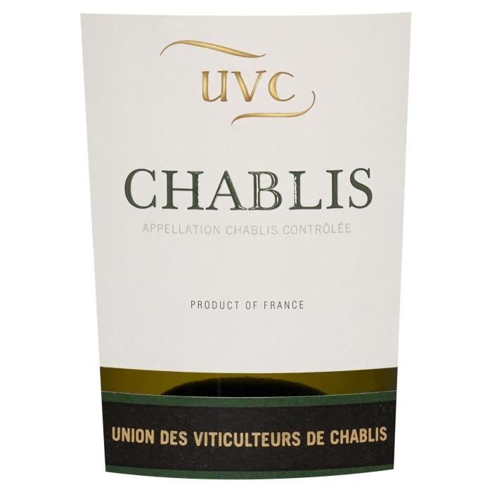 La Chablisienne UVC 2023 Chablis - Vin blanc de Bourgogne