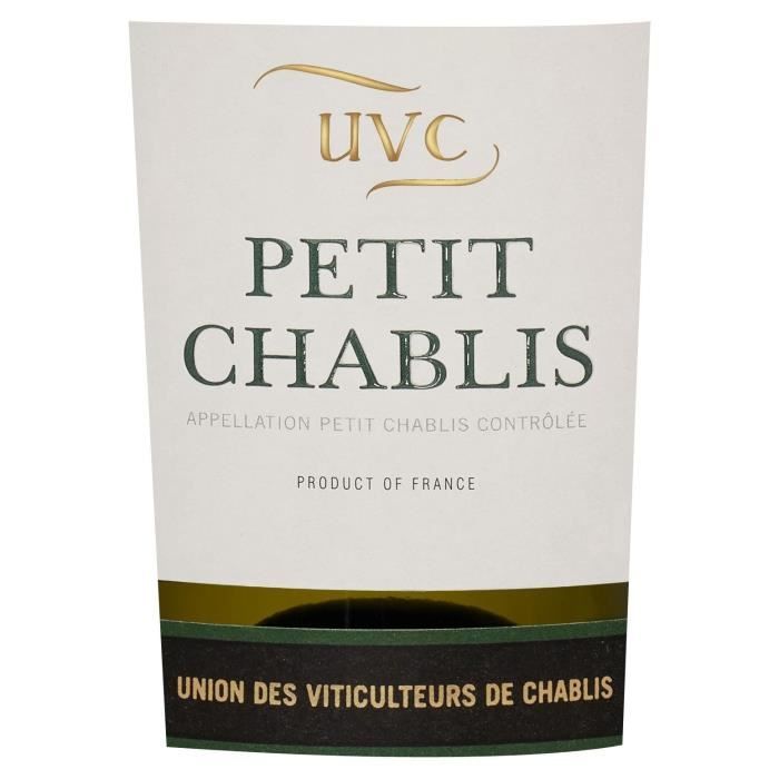 UVC 2022 Petit Chablis - Vin blanc de Bourgogne