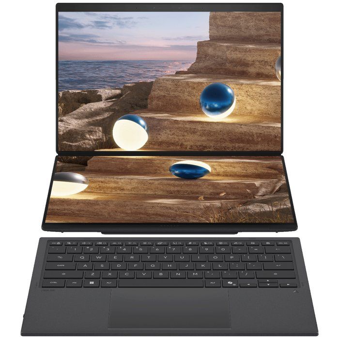 PC Portable ASUS ZenBook Duo OLED UX8407 : Win 11 - 14.0 WQXGA+ Tactile - Intel Core Ultra 7 355 - RAM 16Go - 512Go SSD