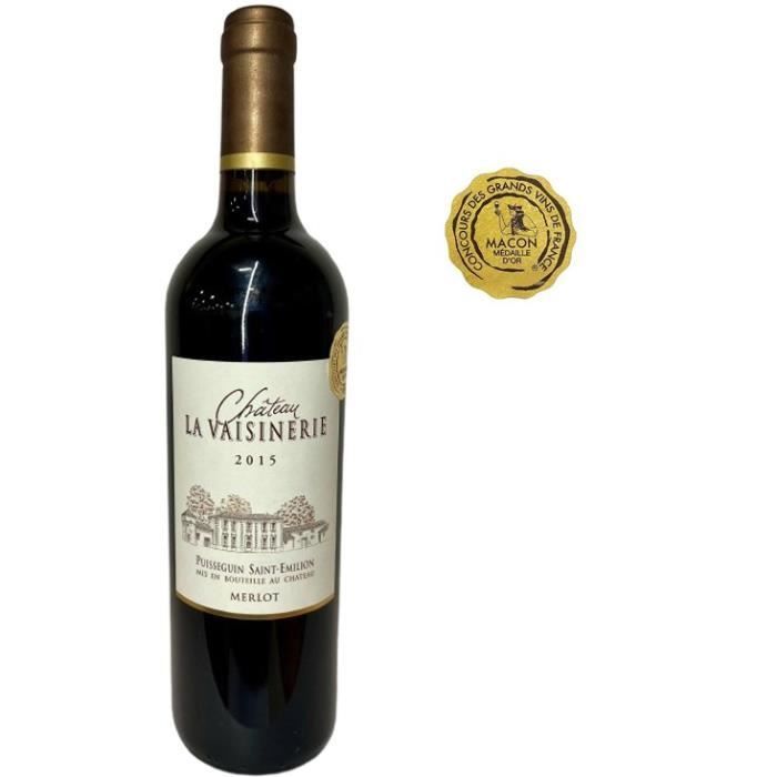 Château La Vaisinerie 2015 Puisseguin Saint-Emilion - Vin rouge de Bordeaux
