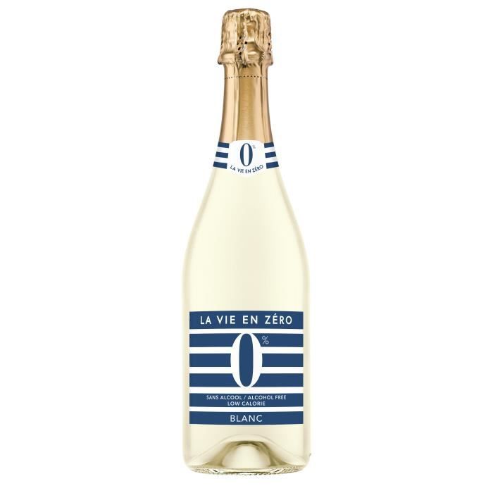 La vie en zéro - Boisson a base de vin sans alcool - Blanc