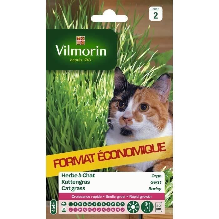 VILMORIN Sachet graines d'herbe a chat Orge
