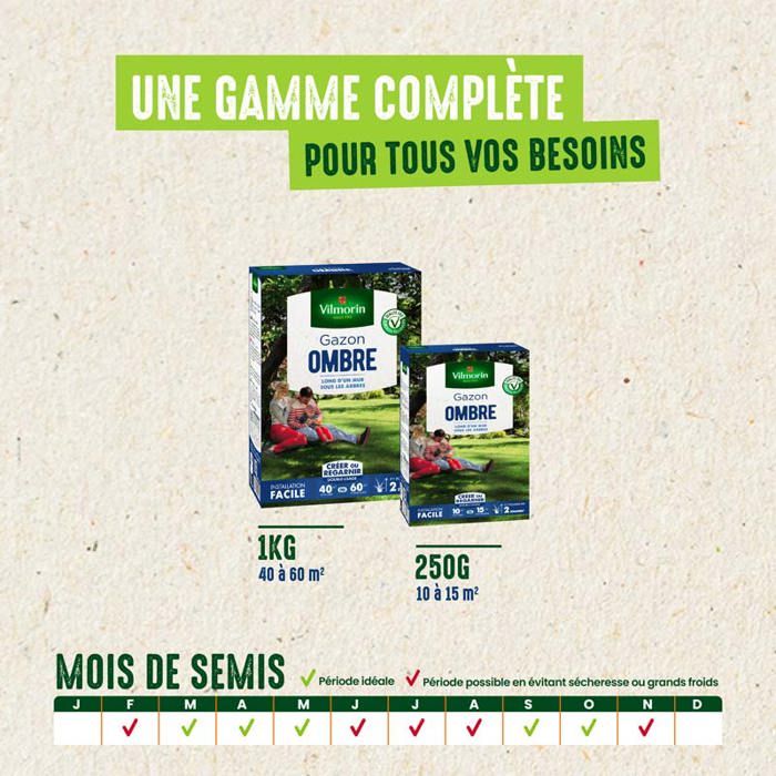Gazon - Vilmorin - Gazon Ombre - 1 kg