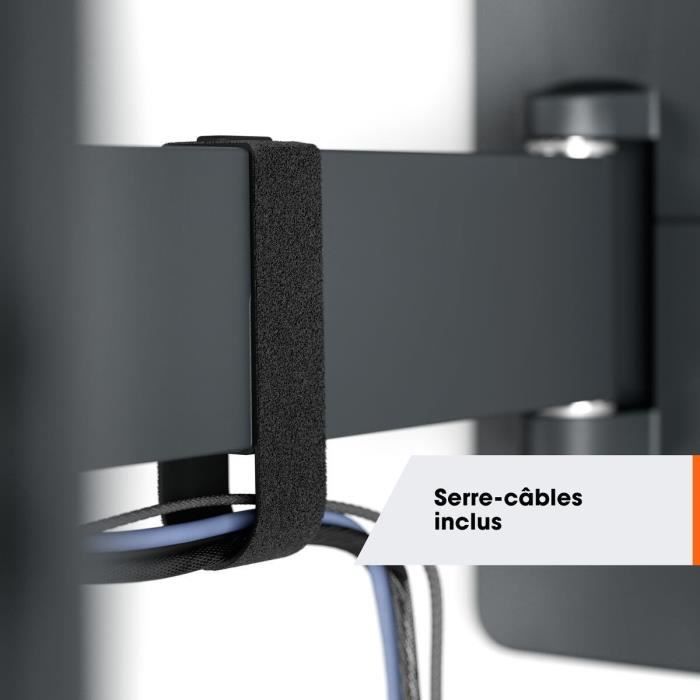 Support mural pour TV - VOGEL'S - TVM 1623 Full-Motion Large, 1 bras, 40-77