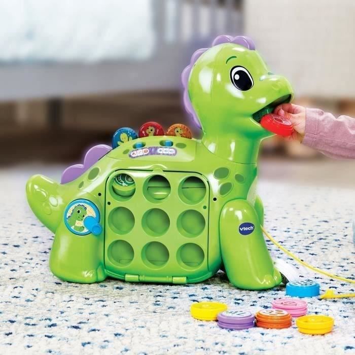 Jouet Èducatif - VTECH BABY - Mon dino apprenti glouton - Couleurs, chiffres et aliments