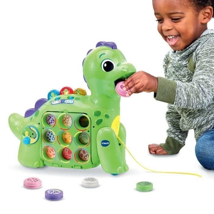Jouet Èducatif - VTECH BABY - Mon dino apprenti glouton - Couleurs, chiffres et aliments
