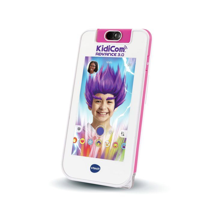 VTECH - KidiCom Advance 3.0 - Blanc - Fonctionnalités High-Tech - Batterie Rechargeable - 6-12 ans