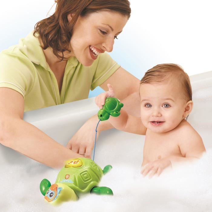 Jouet de Bain - VTECH BABY - Maman Tortue et son BÈbÈ Nageur - Vert - Mixte - 12 mois et plus