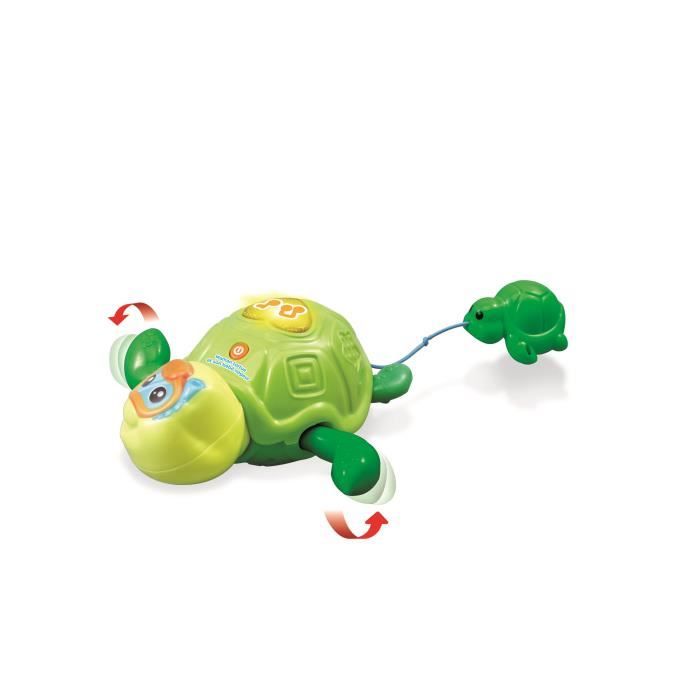 Jouet de Bain - VTECH BABY - Maman Tortue et son BÈbÈ Nageur - Vert - Mixte - 12 mois et plus