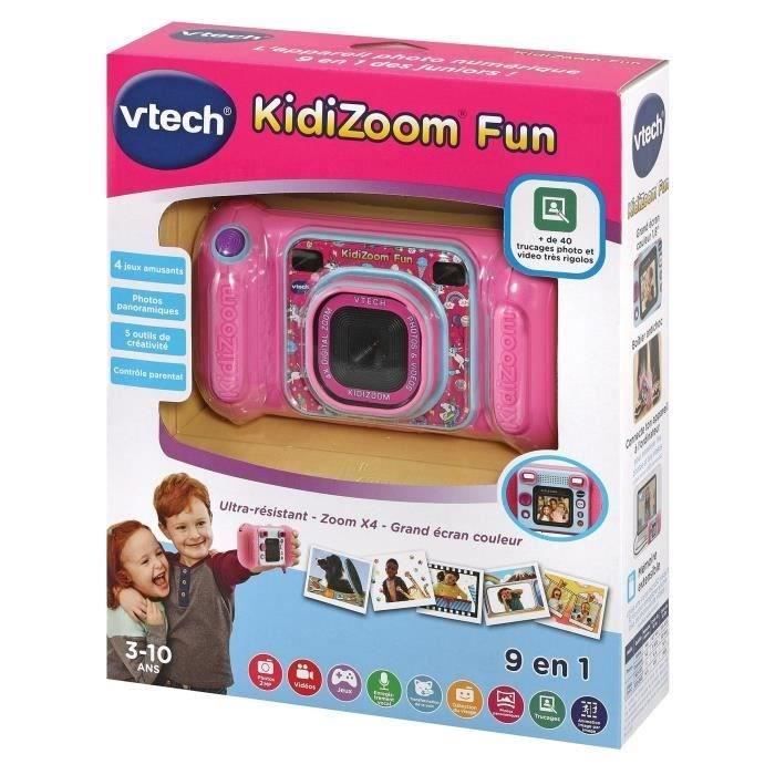 Appareil photo numérique VTECH Kidizoom Fun Rose - Mixte - Enfant - Intérieur - Piles fournies