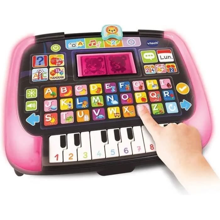 Tablette éducative VTECH P'tit Genius Magic Light pour enfants de 2 ans et plus - Noir/Bleu - Mixte