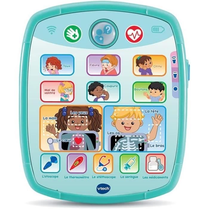 VTECH - 1,2,3 Imite-Moi - Kit Apprenti Docteur Électronique - Jouet d'Imitation Enfant