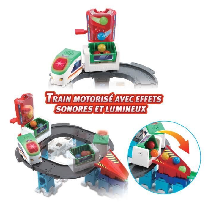 Circuit de billes VTECH MARBLE RUSH - SUPER SKY TOWER SET XL300E - 143 pieces - Pour enfants de 4 ans et plus