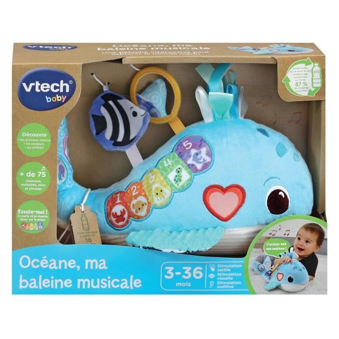 VTECH OC…ANE, MA BALEINE MUSICALE (BOUTEILLES PLASTIQUES RECYCL…ES)