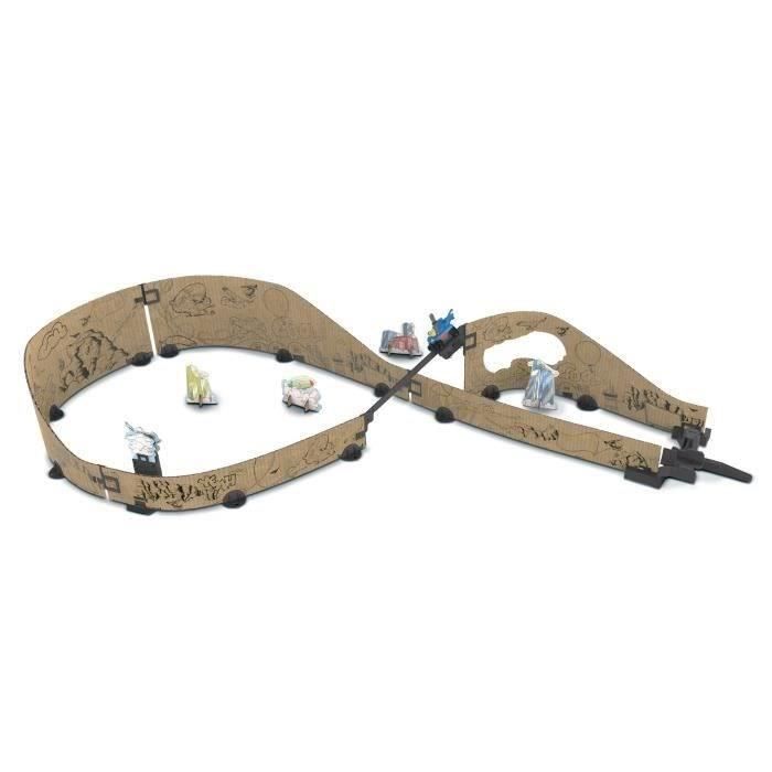 VTech - Car-Board Racers, Circuit Voitures Flight Challenge, Pistes de Course en Carton RecyclÈ* Extensibles a l'Infini