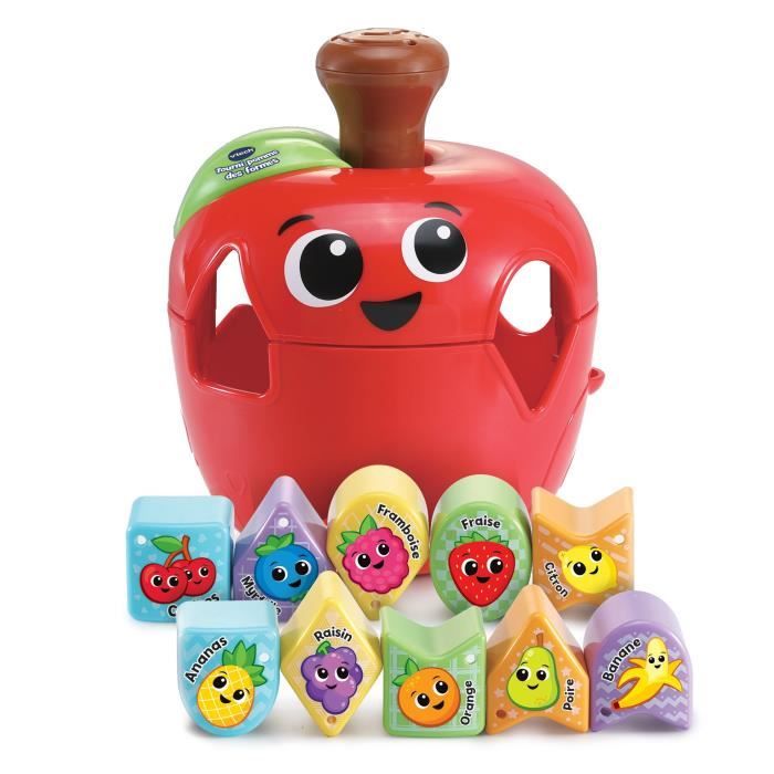 Jouet éducatif pour bébé - VTECH BABY - Tourni Pomme des Formes - Multicolore - Rouge - A partir de 12 mois