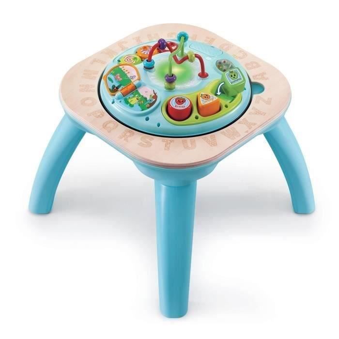 Table d'activitÈs Èvolutive VTECH BABY - Nature - Jouet en bois certifiÈ FSC - 9 mois a 4 ans