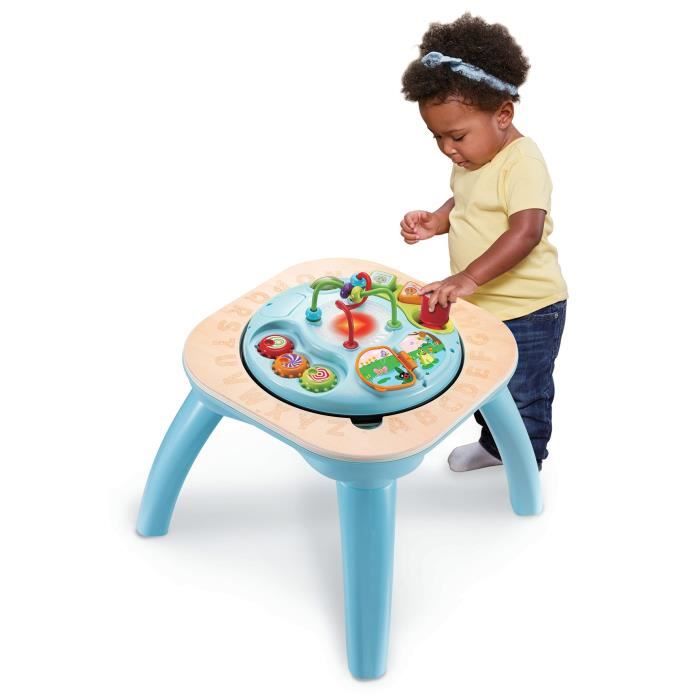 Table d'activitÈs Èvolutive VTECH BABY - Nature - Jouet en bois certifiÈ FSC - 9 mois a 4 ans