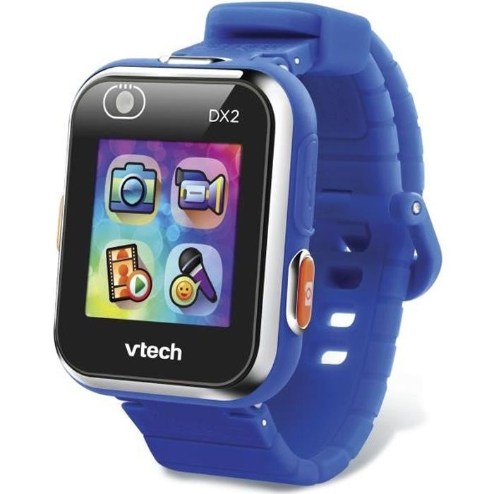 VTECH - Kidizoom Smartwatch Connect DX2 Bleue - Montre Photos et VidÈos