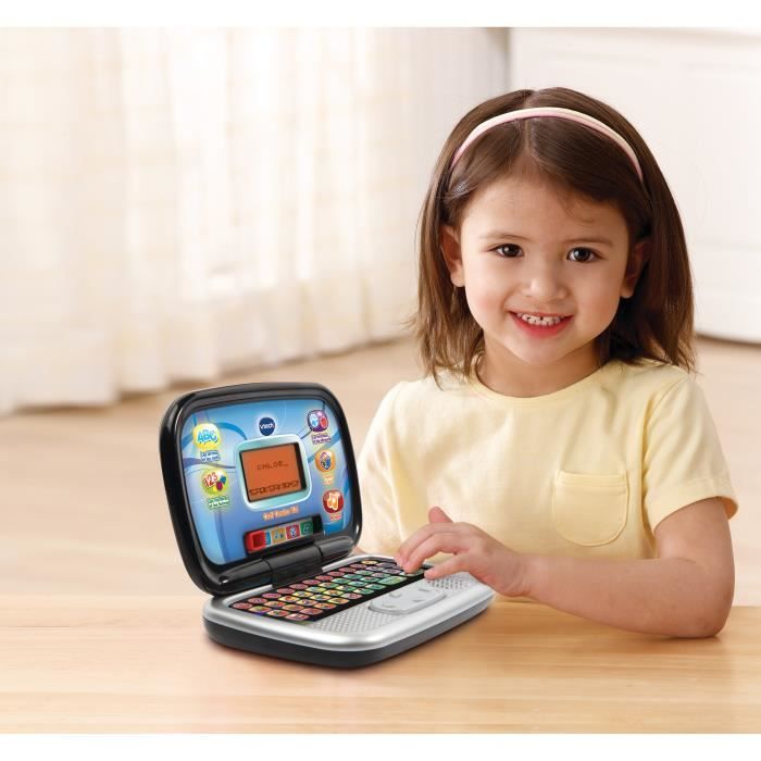 Ordinateur Interactif Enfant - VTECH - Genius Kid - 20 activités éducatives - Noir