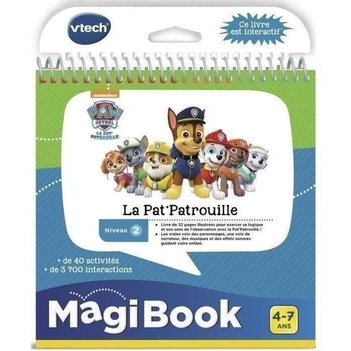 Livre Interactif Magibook - VTECH - La Pat' Patrouille - Niveau 2 - 32 pages illustrÈes