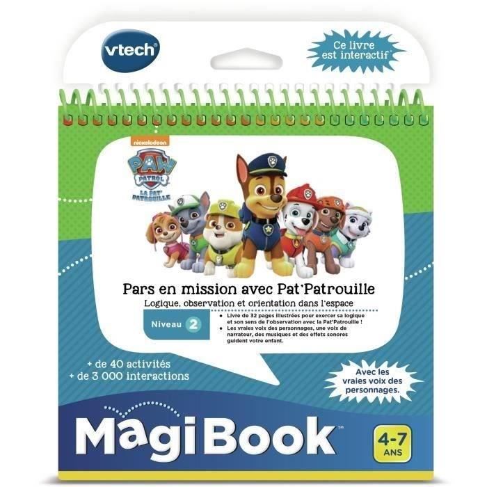 Livre Interactif Magibook - VTECH - La Pat' Patrouille - Niveau 2 - 32 pages illustrÈes