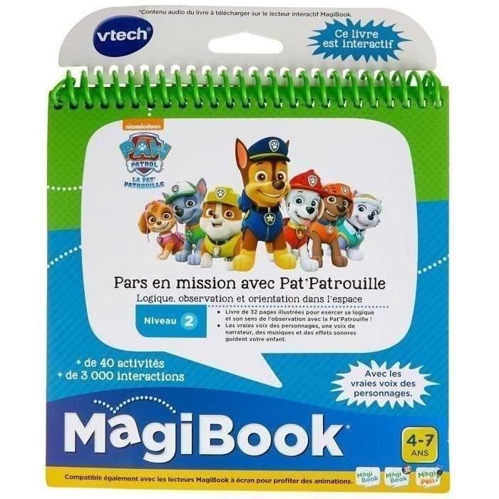 Livre Interactif Magibook - VTECH - La Pat' Patrouille - Niveau 2 - 32 pages illustrÈes