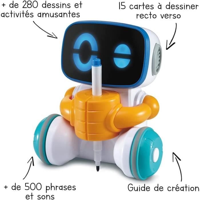 Robot Artiste Croki - VTECH - Jouet Èlectronique Èducatif - Dessin et codage