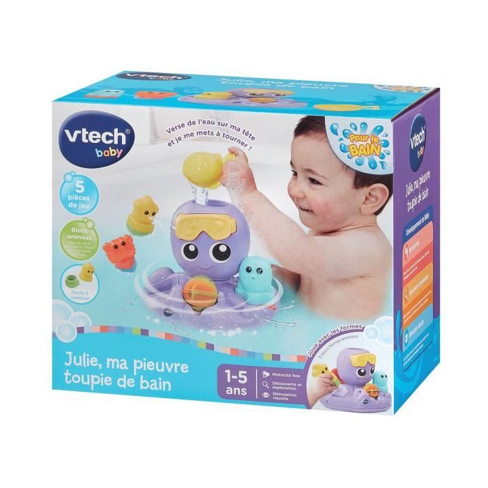 VTECH JULIE, MA PIEUVRE TOUPIE DE BAIN