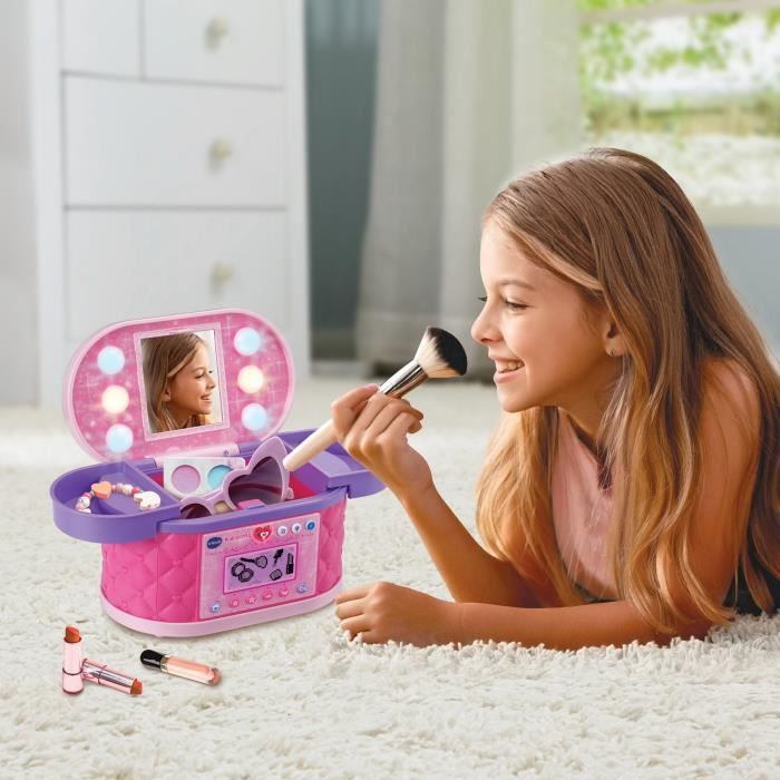 VTECH - KIDISECRETS - MA MALLETTE BEAUTÉ MAGIQUE - Rose