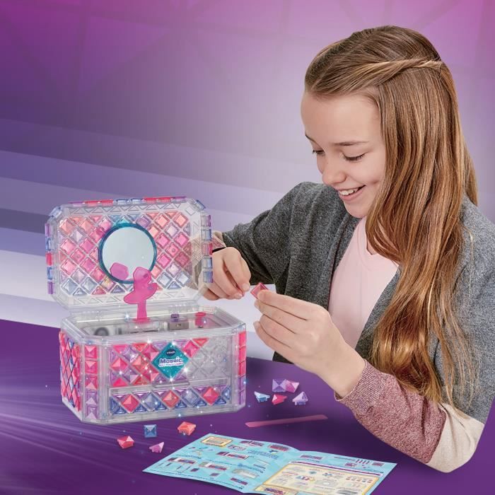 VTECH - MOSAIC MAGIC LIGHTS- BOÎTE a BIJOUX - Multicolore