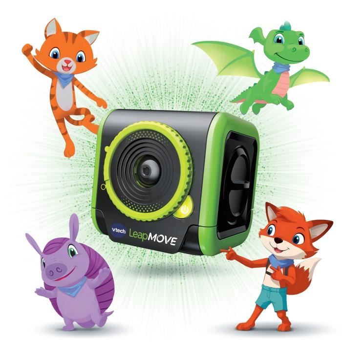 VTECH CONSOLE TV LEAPMOVE, Console éducative, Pas besoin de manette, 25 jeux et aventures inclus, Des 4 ans