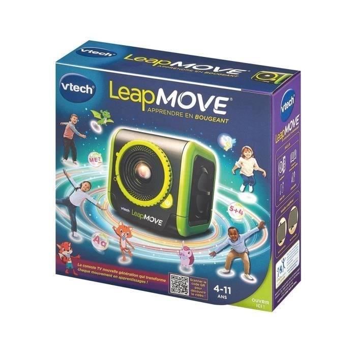 VTECH CONSOLE TV LEAPMOVE, Console éducative, Pas besoin de manette, 25 jeux et aventures inclus, Des 4 ans
