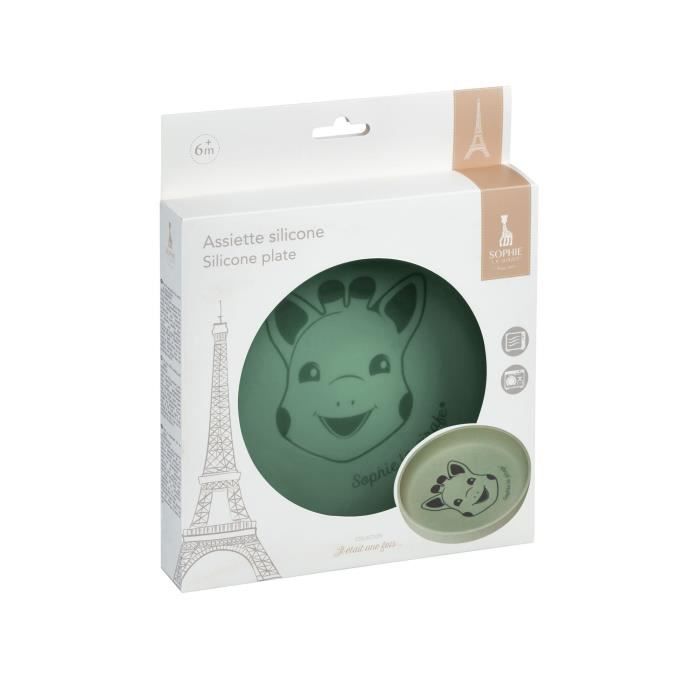 Assiette silicone VULLI - 100% silicone - A partir de 6 mois