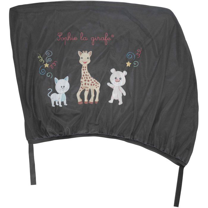 Lot de 2 Pare-soleil voiture - SOPHIE LA GIRAFE - Chausssettes - Universels - Lavables