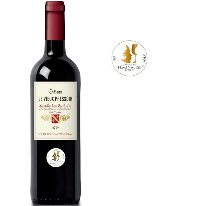 Château le Vieux Pressoir Cuvée Tradition 2019 Saint-Emilion Grand Cru - Vin rouge de Bordeaux