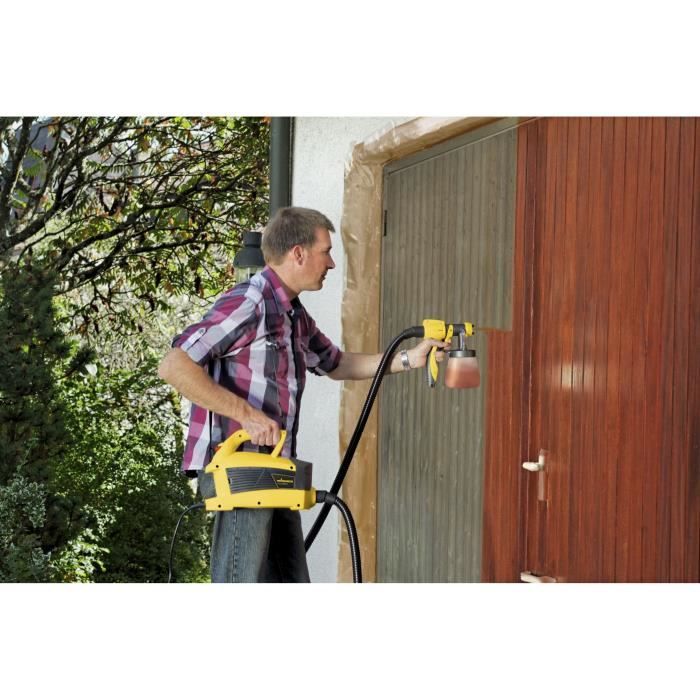 Pistolet peinture basse pression universel WAGNER Sprayer W690 - pour murs, plafonds, laques et lasures