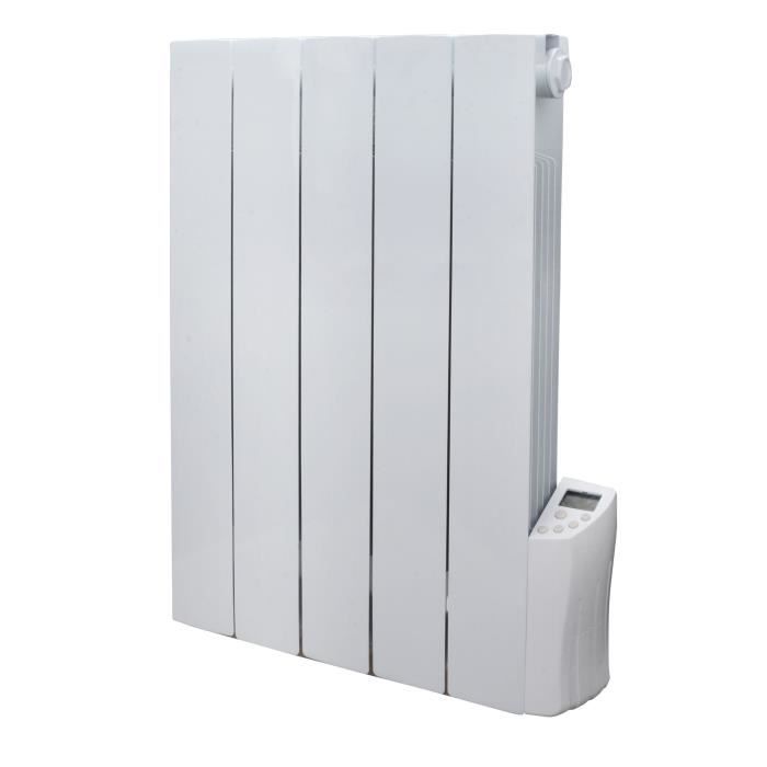 Radiateur électrique a inertie fluide - 900W - WARM TECH - 230V - Jusqu'a 35m3 - Blanc