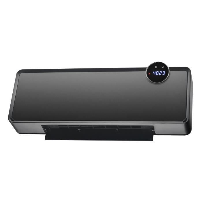 Chauffage électrique mural - 2000W - WARM TECH - Céramique - 240V - Jusqu'a 50m3 - Noir