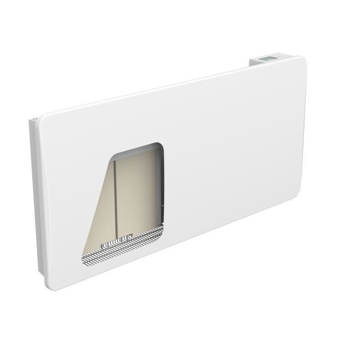 Radiateur électrique a inertie - 1500W - WARM TECH - Céramique - 230V - Jusqu'a 60m3 - Blanc