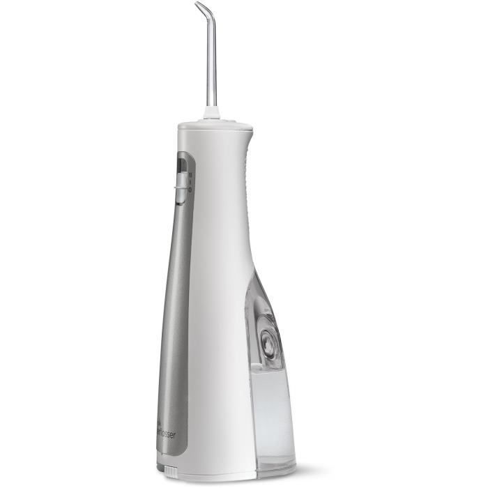 Jet Dentaire - WATERPIK - WF-03 Freedom - Sans Fil - Portable - 2 Niveaux de pression - 3 Embouts - Sac inclus